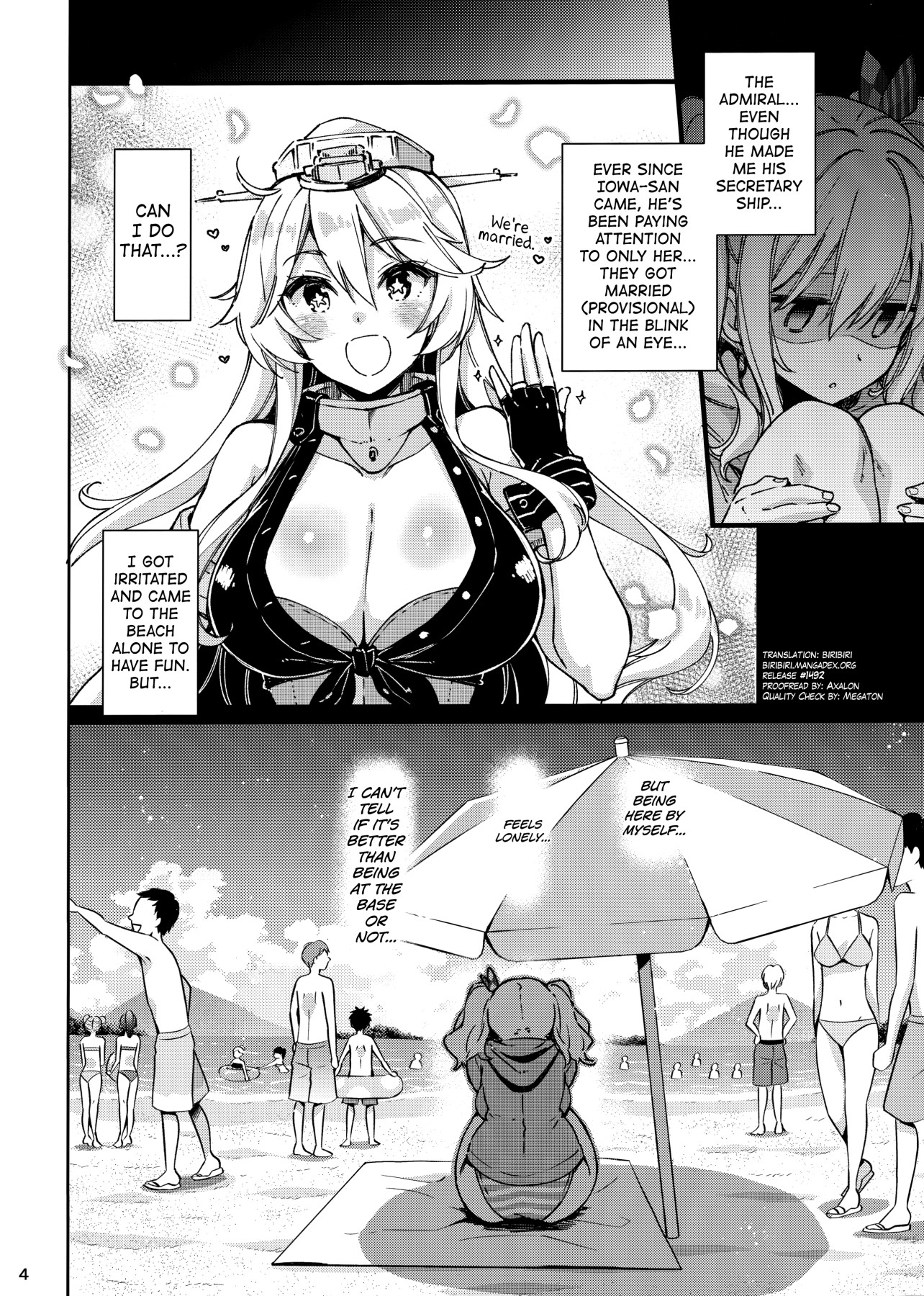 Hentai Manga Comic-Heart-Broken Kashima's Summer Vacation-Read-4